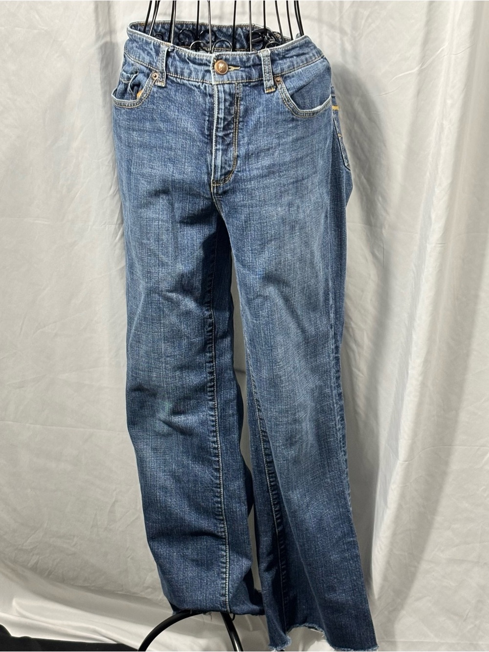 Seven7 Women's Blue Flare Jeans